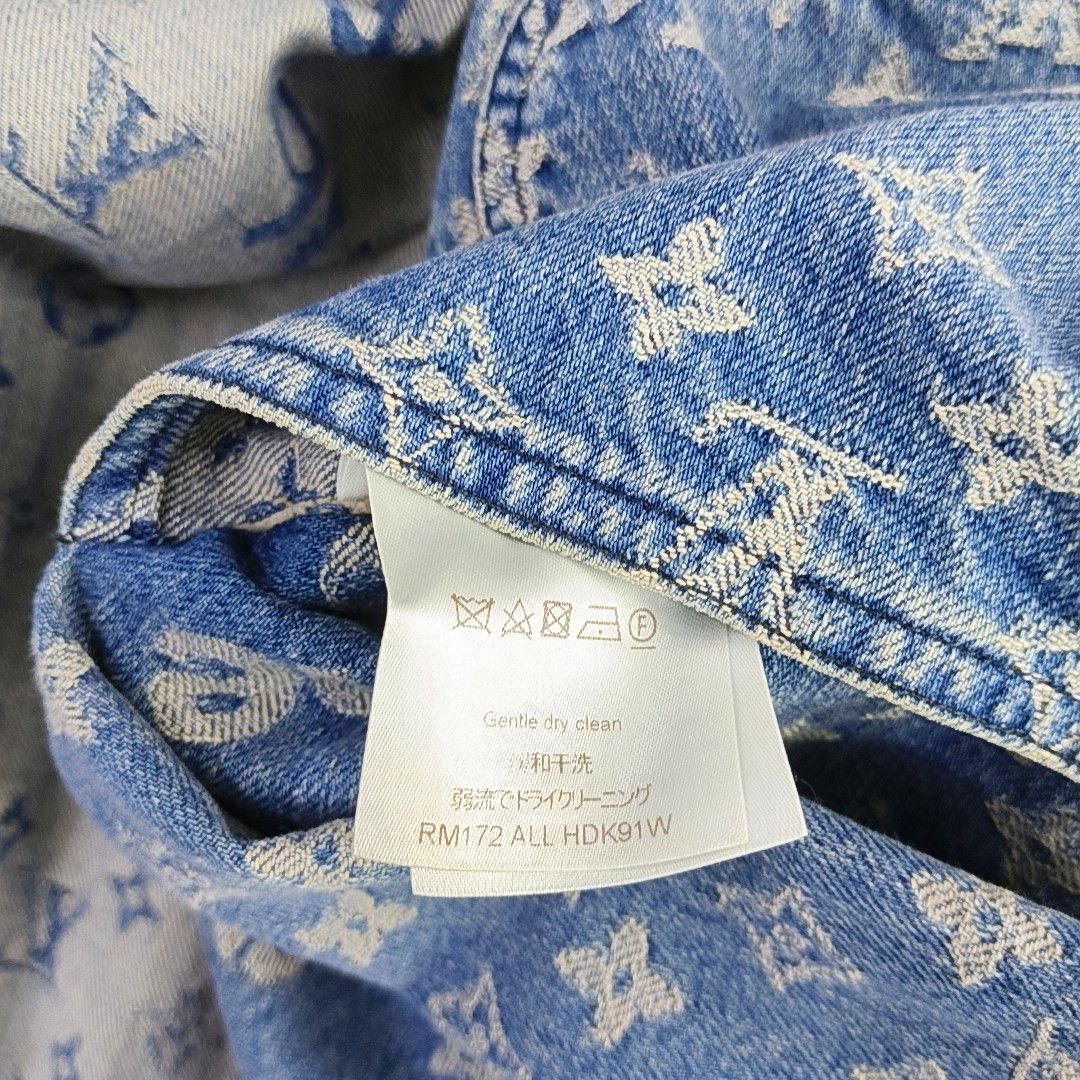 Louis Vuitton Louis Vuitton x Supreme Monogram Denim Jacket 50 Size US M / EU 48-50 / 2 - 4 Thumbnail