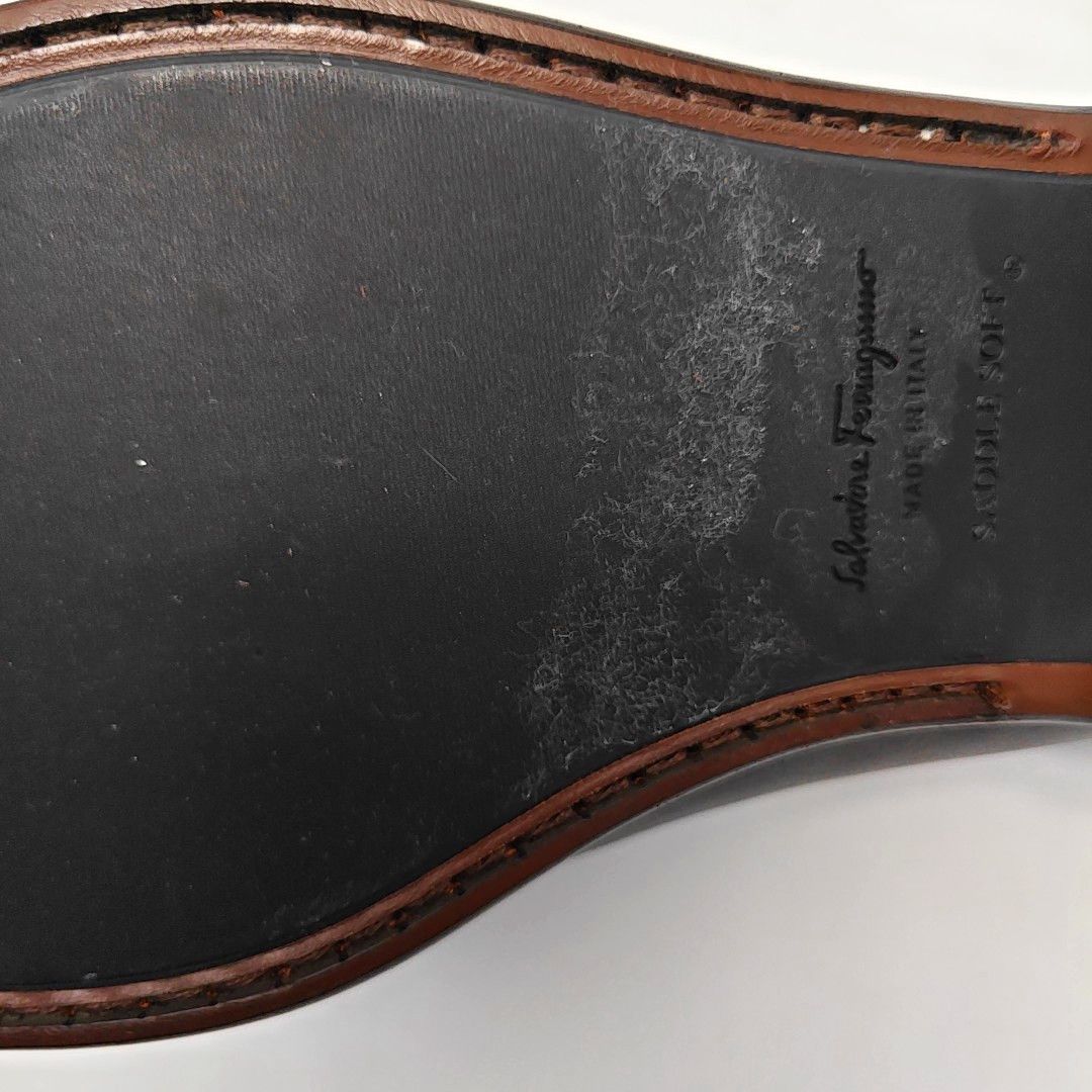 Salvatore Ferragamo Ferragamo Black Leather Penny Loafers 9 Size US 10 / EU 43 - 12 Thumbnail