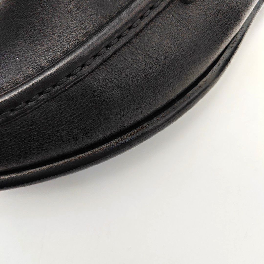 Salvatore Ferragamo Ferragamo Black Leather Penny Loafers 9 Size US 10 / EU 43 - 10 Thumbnail