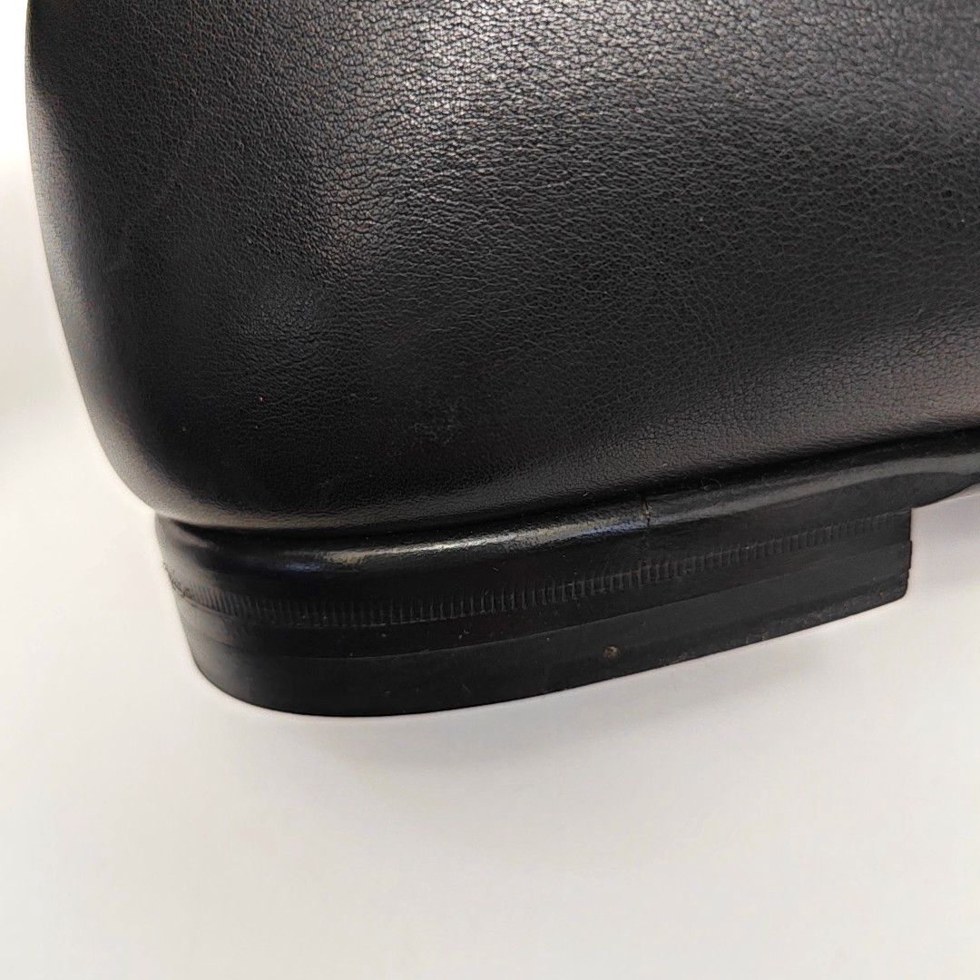 Salvatore Ferragamo Ferragamo Black Leather Penny Loafers 9 Size US 10 / EU 43 - 11 Thumbnail