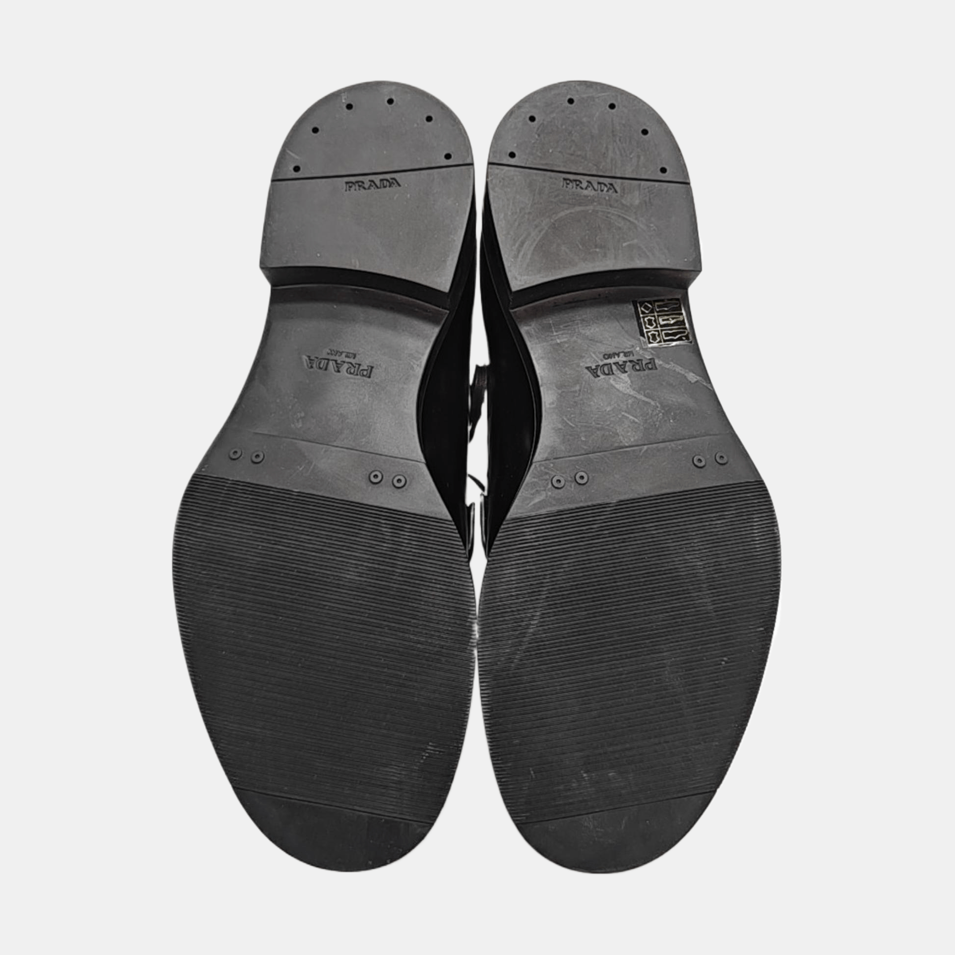 Prada Prada Black Leather Derby Shoes 7.5 Size US 7.5 / EU 40-41 - 5 Thumbnail