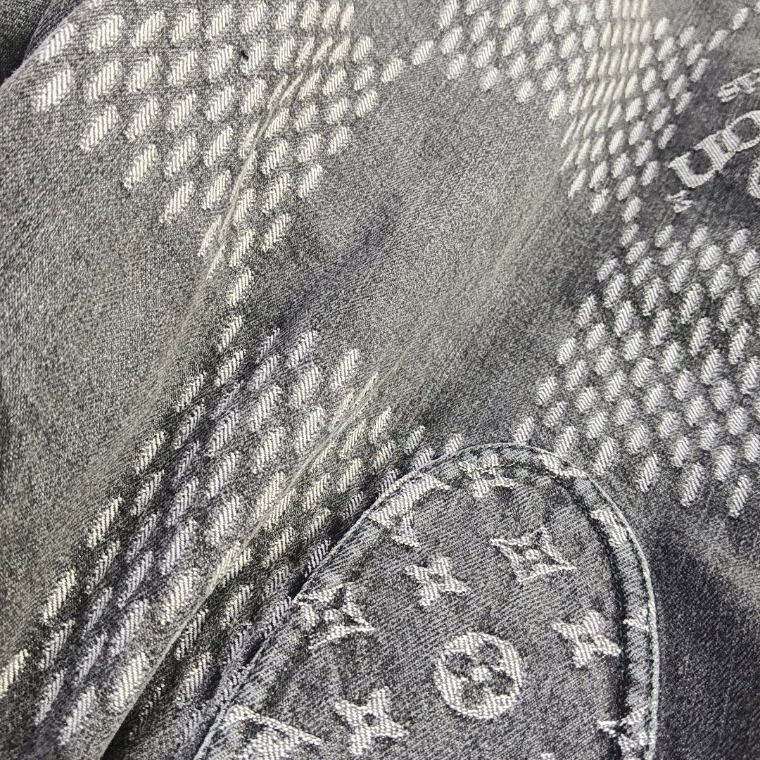 Louis Vuitton Louis Vuitton Monogram Giant Damier Denim Jacket 46 Size US S / EU 44-46 / 1 - 6 Thumbnail