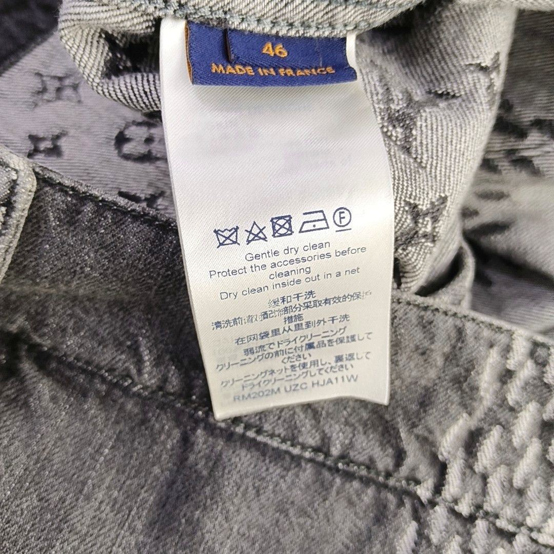Louis Vuitton Louis Vuitton Monogram Giant Damier Denim Jacket 46 Size US S / EU 44-46 / 1 - 4 Thumbnail