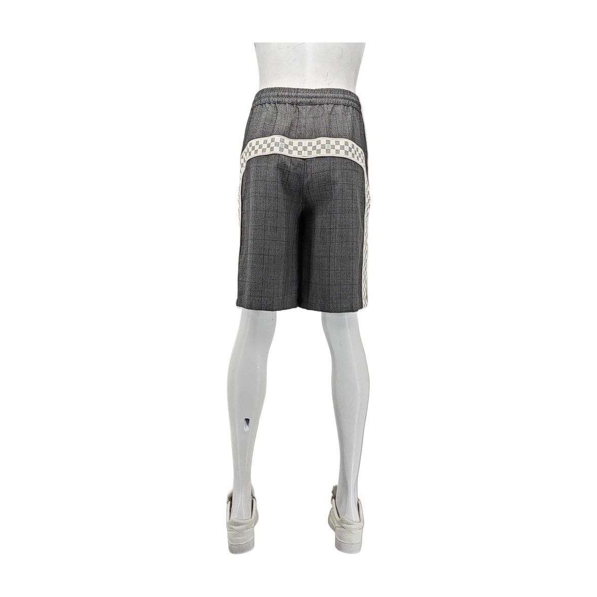 Louis Vuitton Louis Vuitton Damier Trim Wool Shorts Size S Size US 30 / EU 46 - 2 Thumbnail