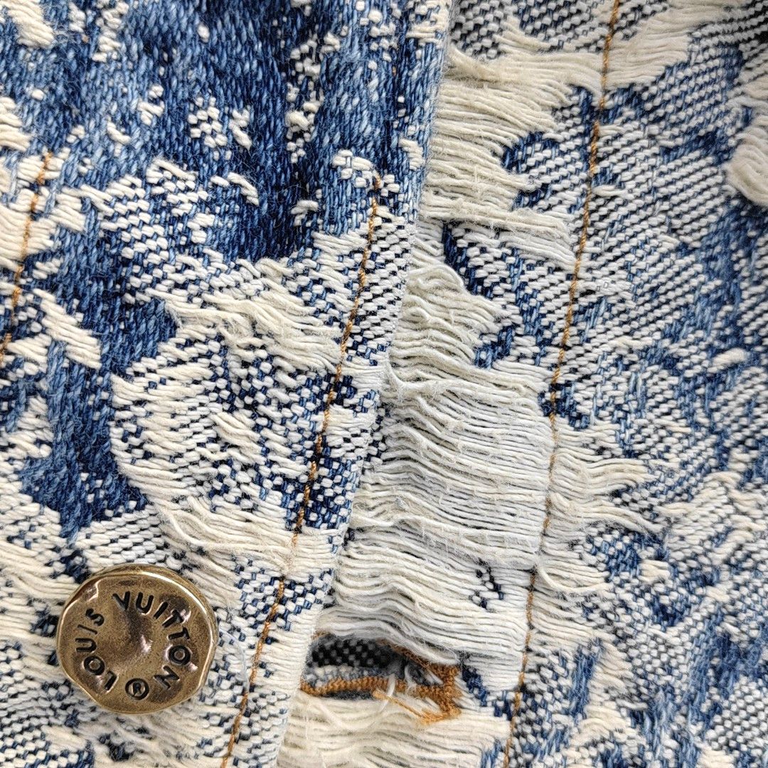 Louis Vuitton Louis Vuitton Tapestry Print Trucker Jacket 48 Size US M / EU 48-50 / 2 - 5 Thumbnail
