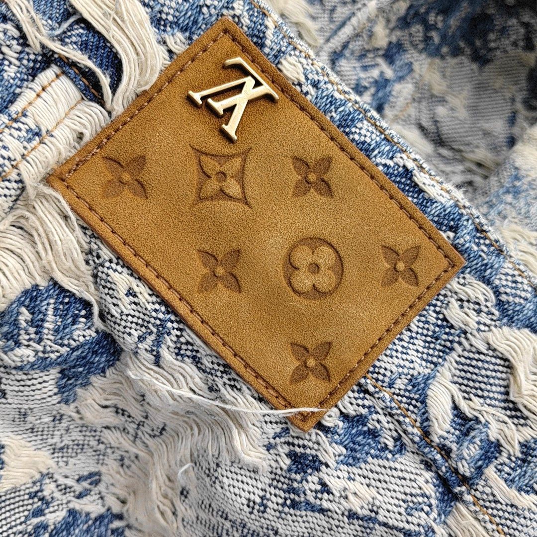Louis Vuitton Louis Vuitton Tapestry Print Trucker Jacket 48 Size US M / EU 48-50 / 2 - 6 Thumbnail