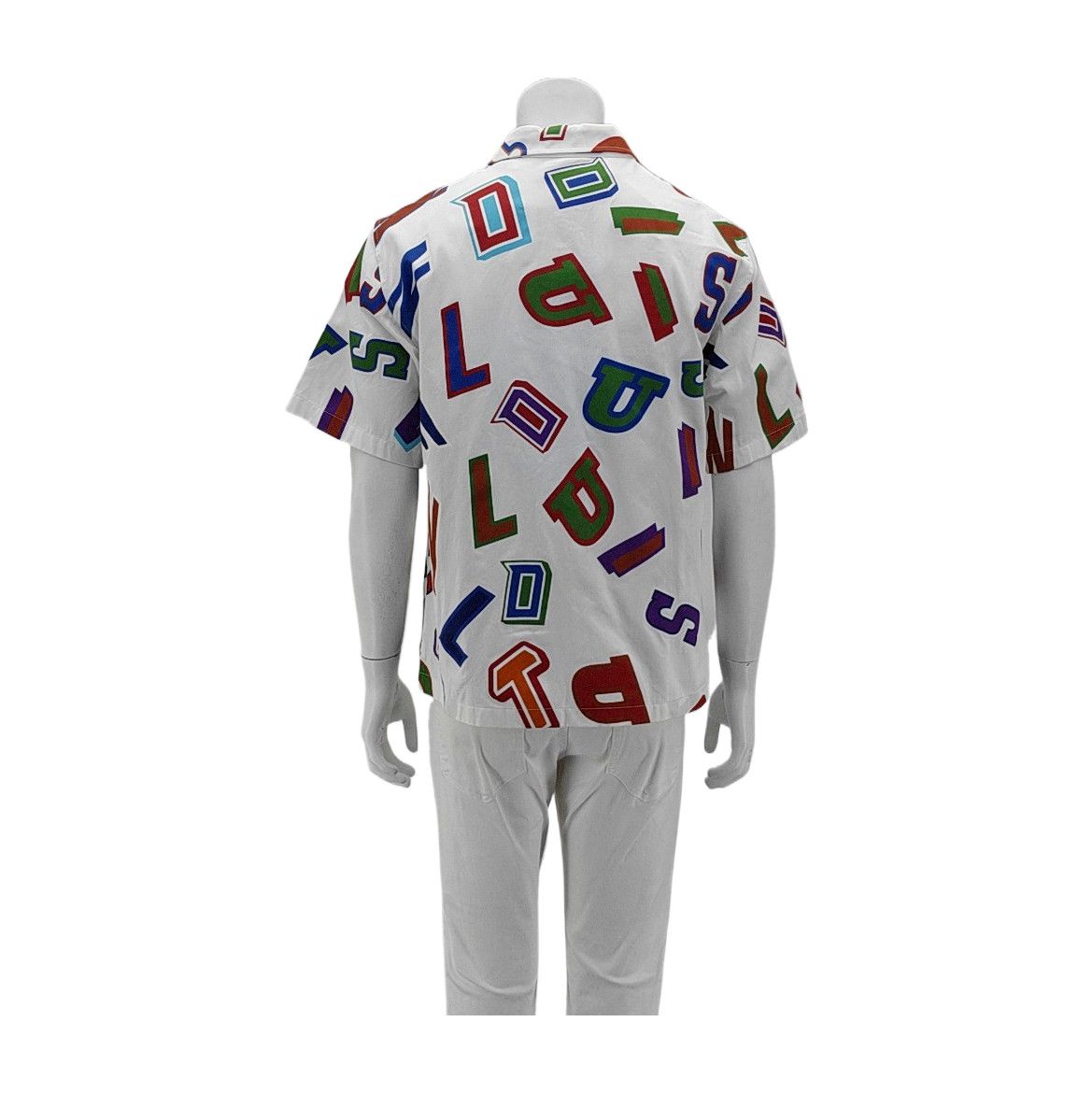 Louis Vuitton Louis Vuitton Graphic Print Short Sleeve Shirt Size M Size US M / EU 48-50 / 2 - 2 Thumbnail