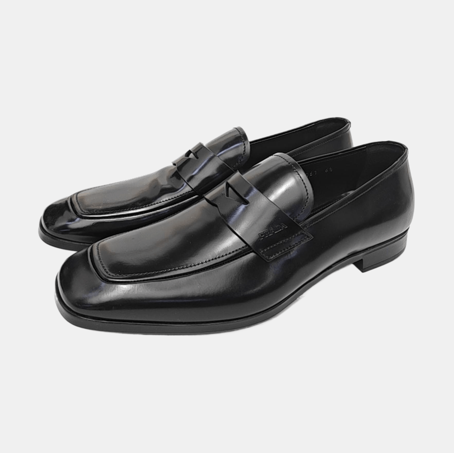 Prada Prada Leather Penny Loafers US 7.5 Size US 6.5 / EU 39-40 - 2 Thumbnail