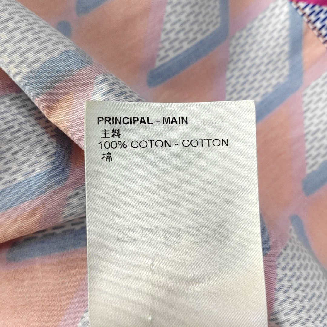 Louis Vuitton Louis Vuitton Geometric Diamond Print Shirt XL Size US XL / EU 56 / 4 - 3 Thumbnail
