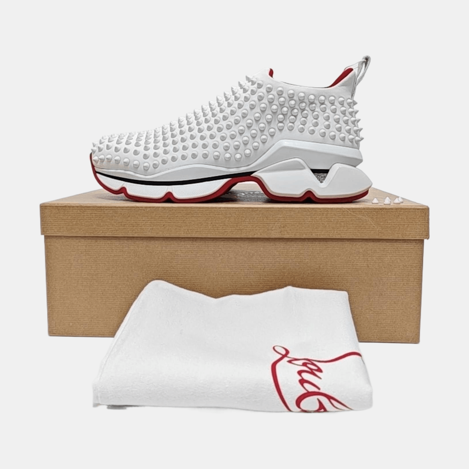 Christian Louboutin Christian Louboutin Spiked Low-Top Sneakers 41 Size US 8 / EU 41 - 6 Thumbnail
