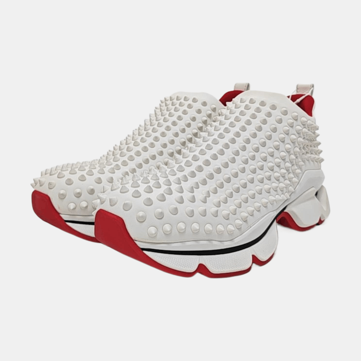 Christian Louboutin Christian Louboutin Spiked Low-Top Sneakers 41 Size US 8 / EU 41 - 2 Thumbnail