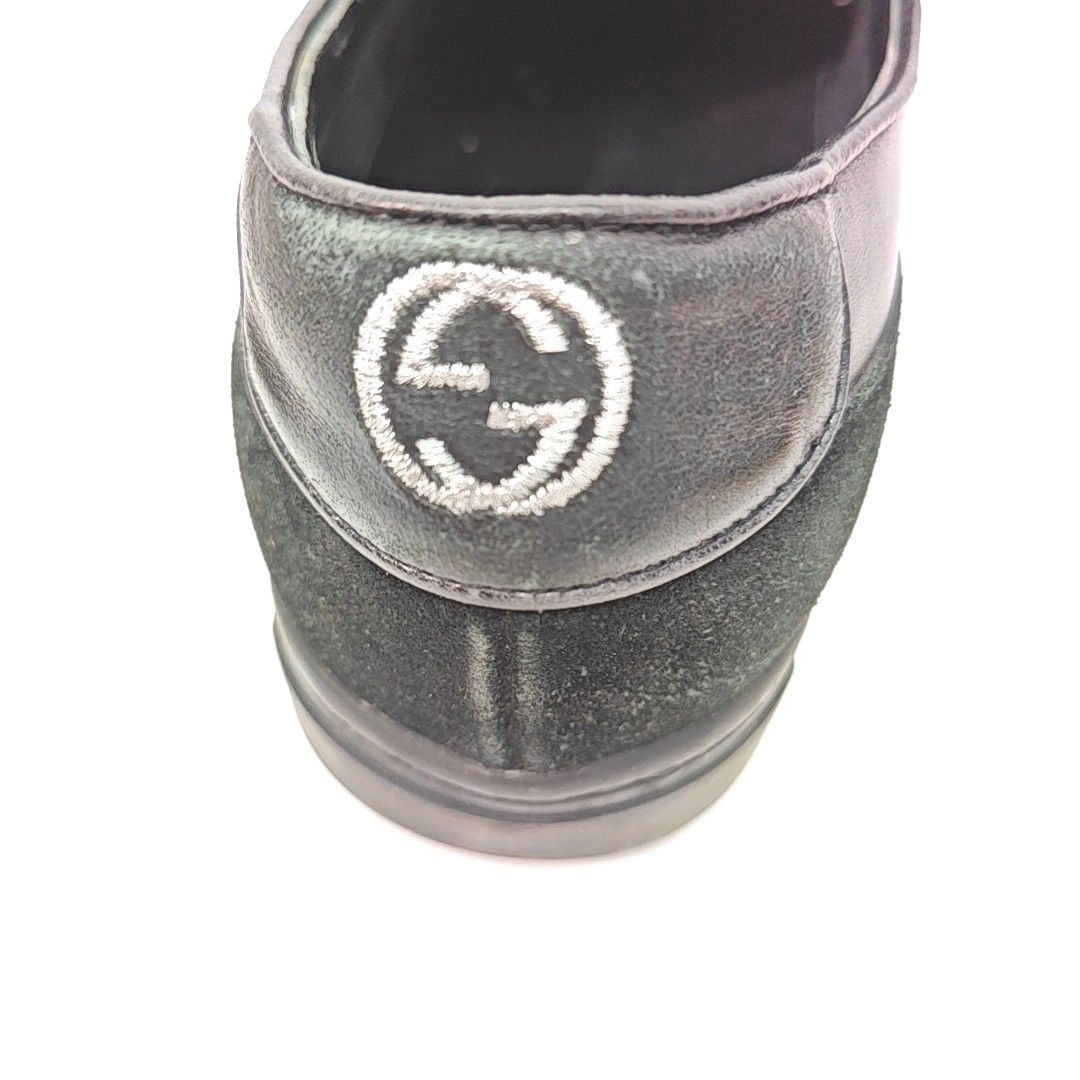Gucci Gucci Interlocking G Leather Slip-On Loafers Size 6.5 Size US 6.5 / EU 39-40 - 10 Thumbnail