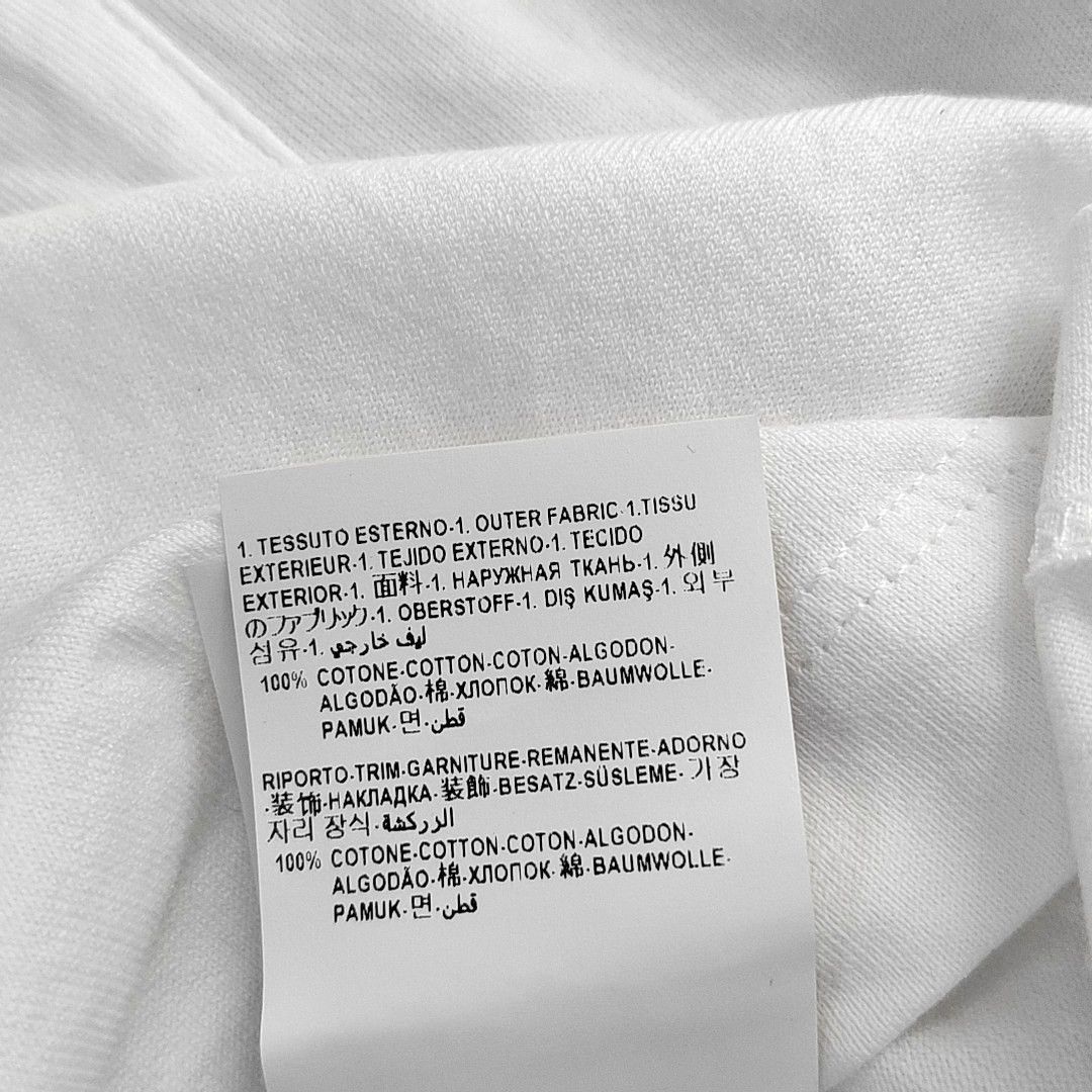Versace Versace White Cotton Pocket T-Shirt XXL Size US XXL / EU 58 / 5 - 3 Thumbnail