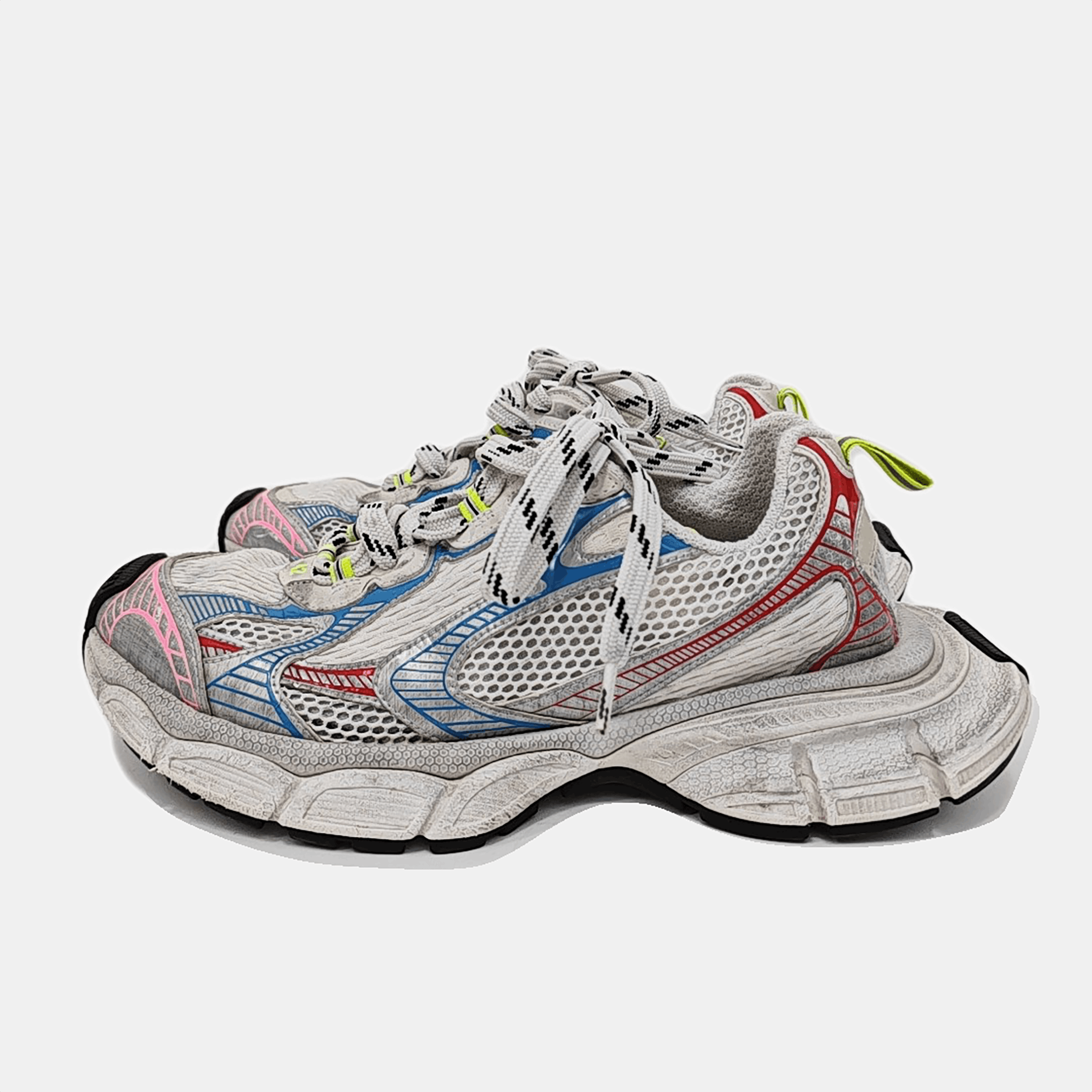 Balenciaga Balenciaga 3XL Mesh Multi-Color Sneakers Size 42 Size US 9 / EU 42 - 6 Thumbnail