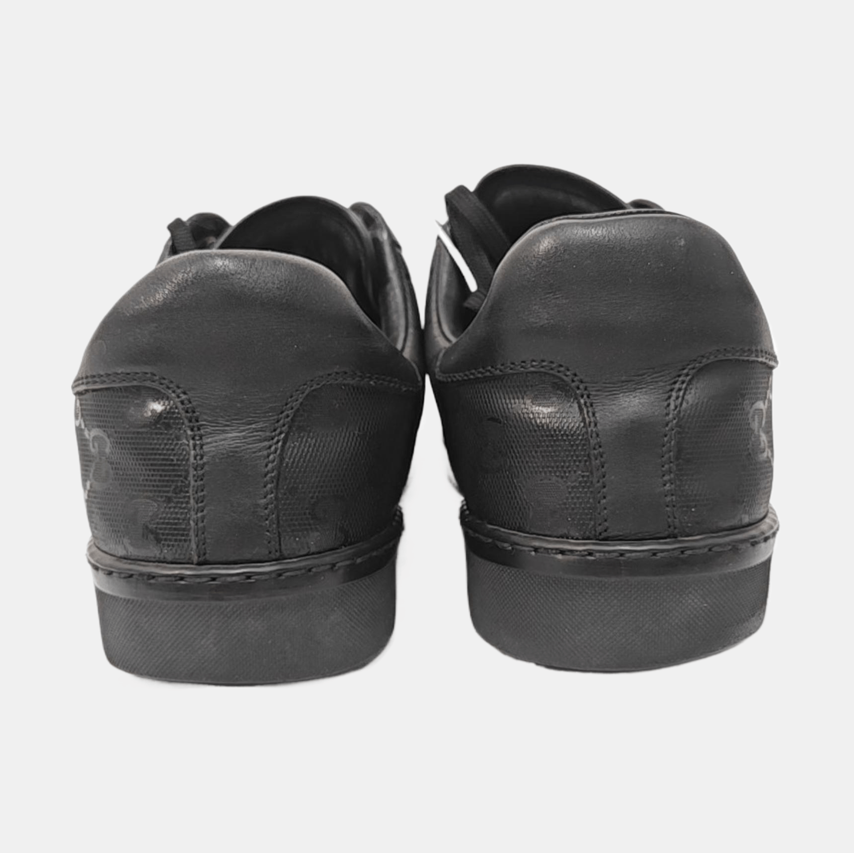 Gucci Gucci GG Monogram Leather Sneakers Size 41 Size US 8 / EU 41 - 4 Thumbnail