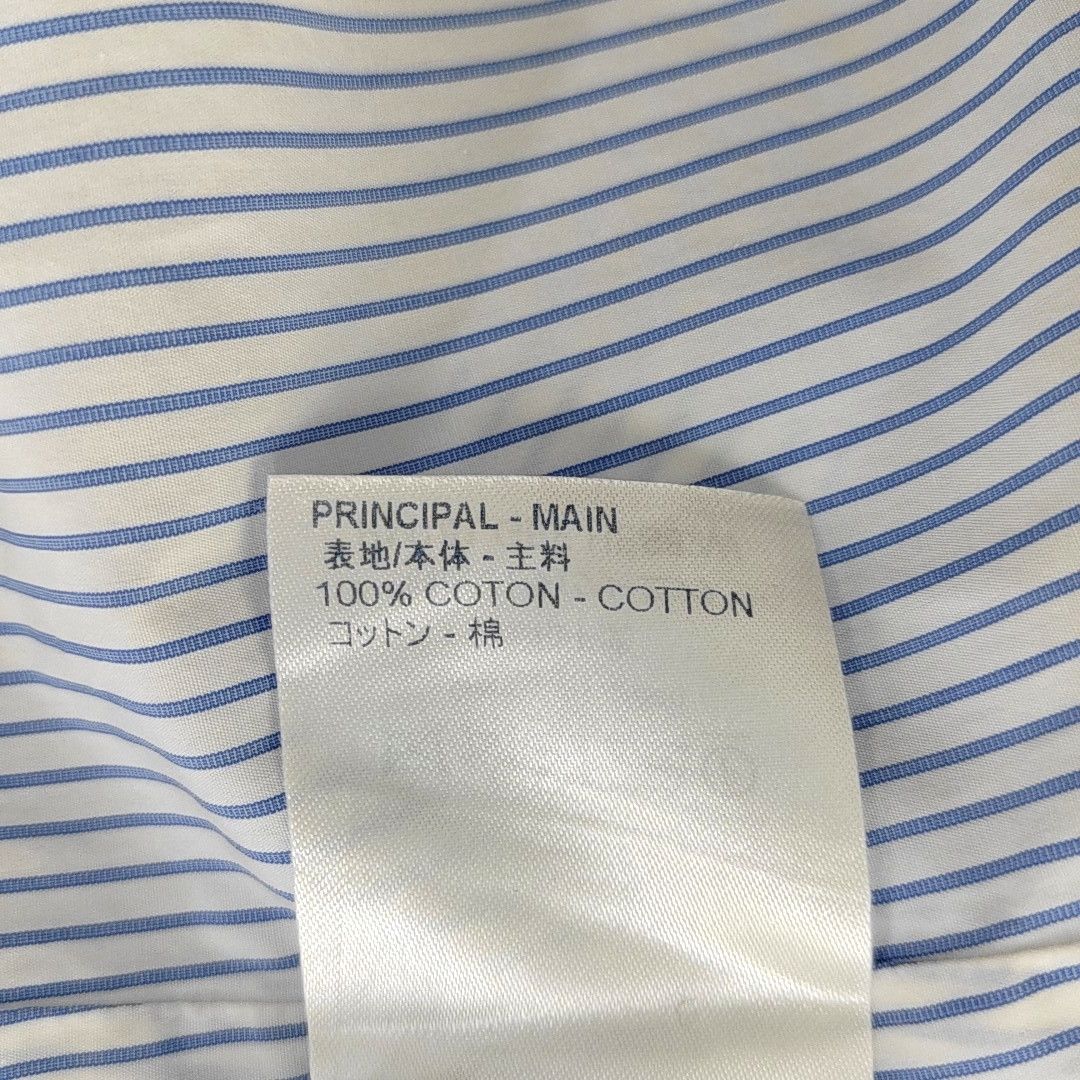 Louis Vuitton Louis Vuitton Striped Mandarin Collar Shirt L Size US L / EU 52-54 / 3 - 3 Thumbnail