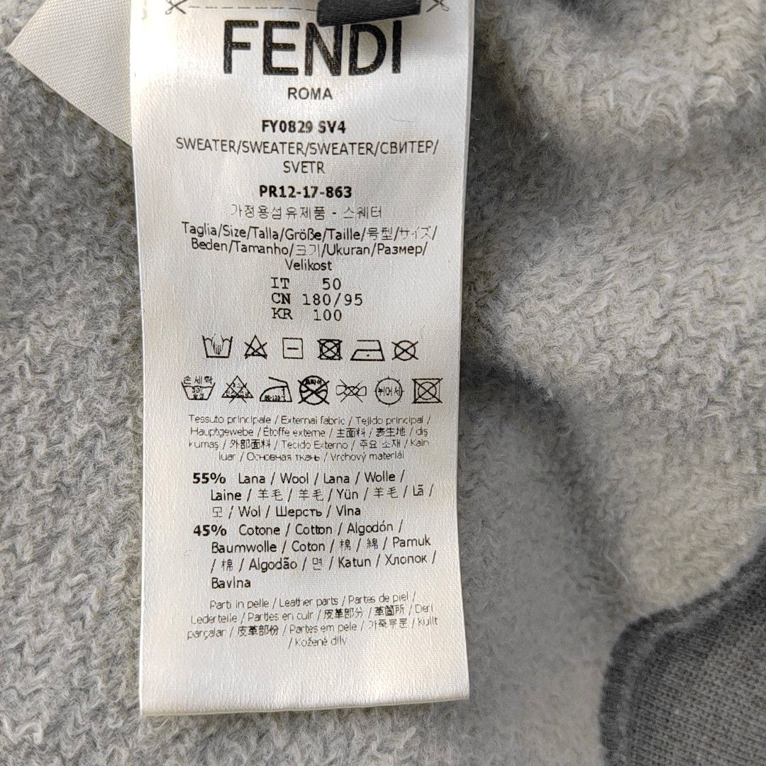 Fendi Fendi Monster Eye Patch Sweatshirt EU 50 Size US M / EU 48-50 / 2 - 3 Thumbnail
