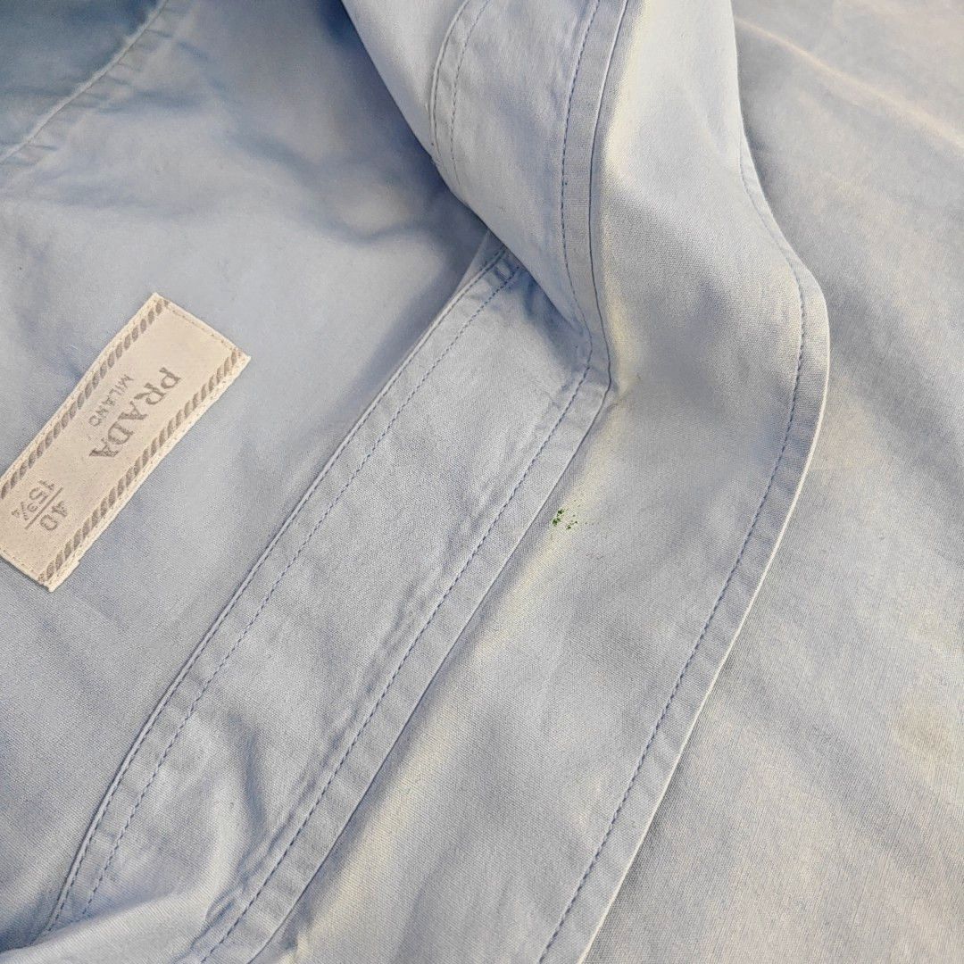 Prada Prada Piping Detail Short Sleeve Shirt Size M Size US XXS / EU 40 - 7 Thumbnail