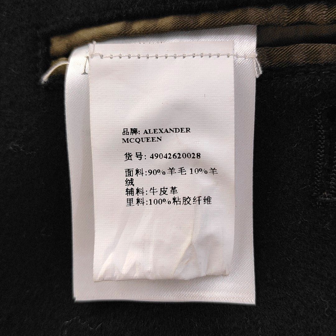 Alexander McQueen Alexander McQueen Double Breasted Wool Coat 48 Size US M / EU 48-50 / 2 - 3 Thumbnail