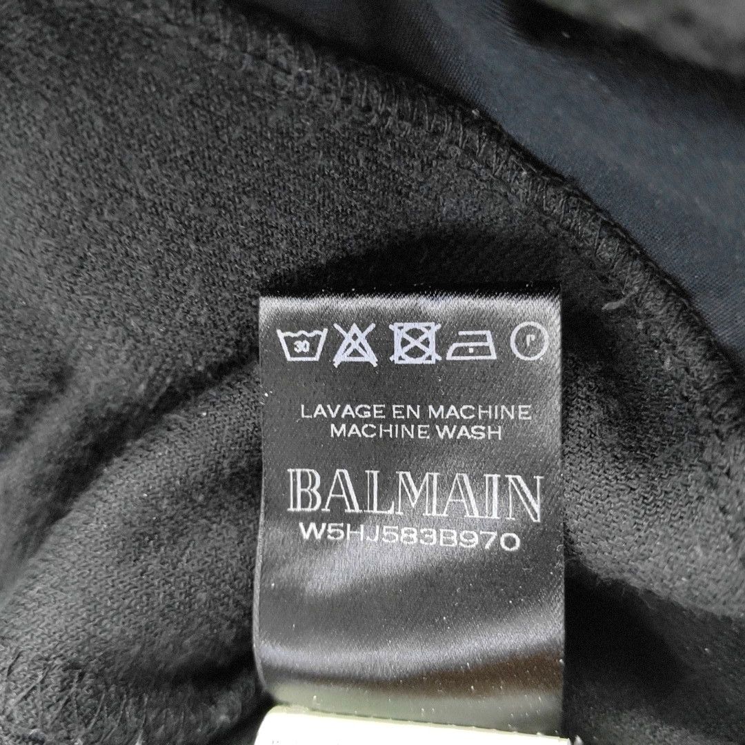 Balmain Balmain Black Cotton Blend Joggers XL Size US 36 / EU 52 - 4 Thumbnail