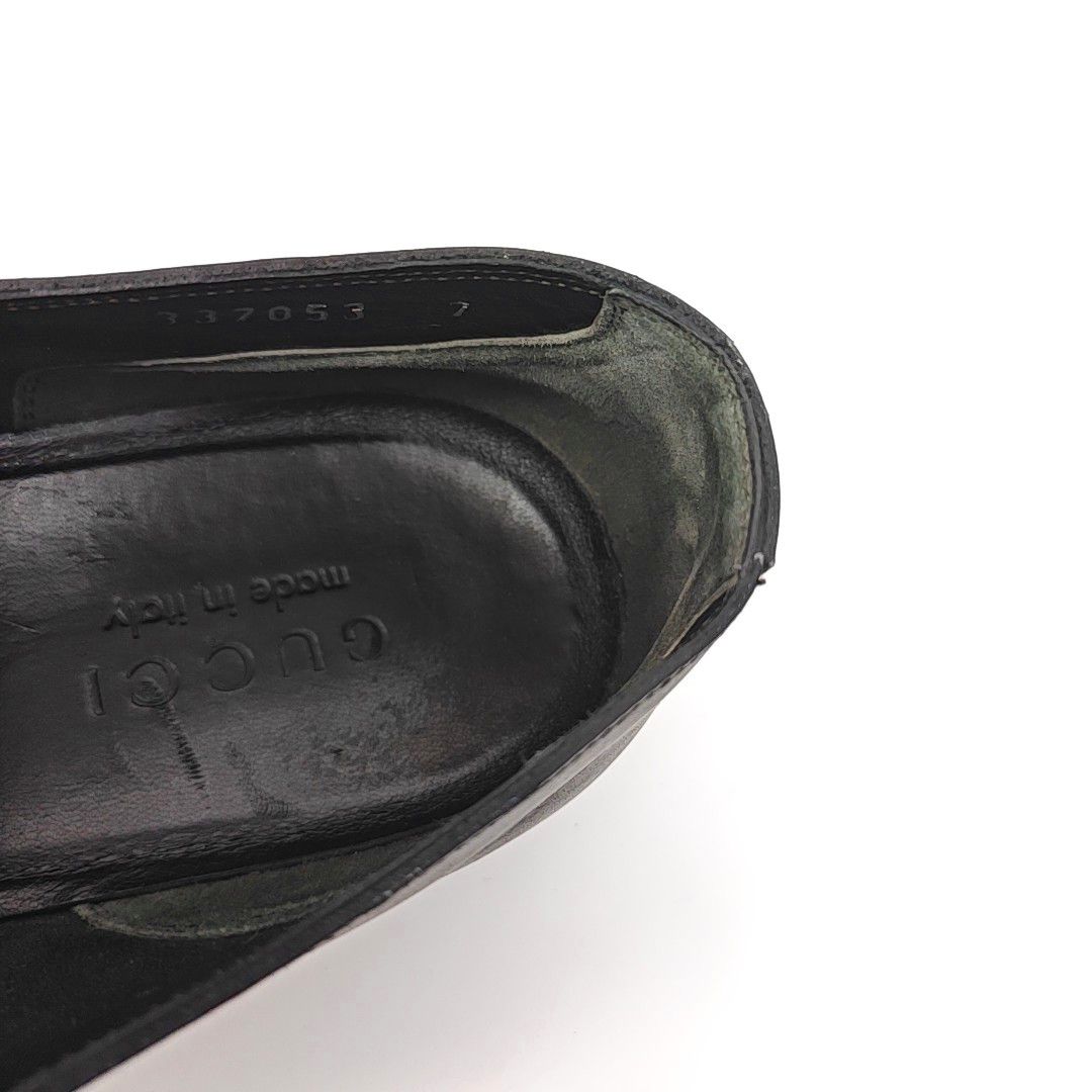Gucci Gucci Monogram Leather Monk Strap Shoes US 7 Size US 8 / EU 41 - 10 Thumbnail