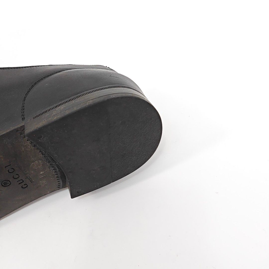 Gucci Gucci Monogram Leather Monk Strap Shoes US 7 Size US 8 / EU 41 - 13 Thumbnail