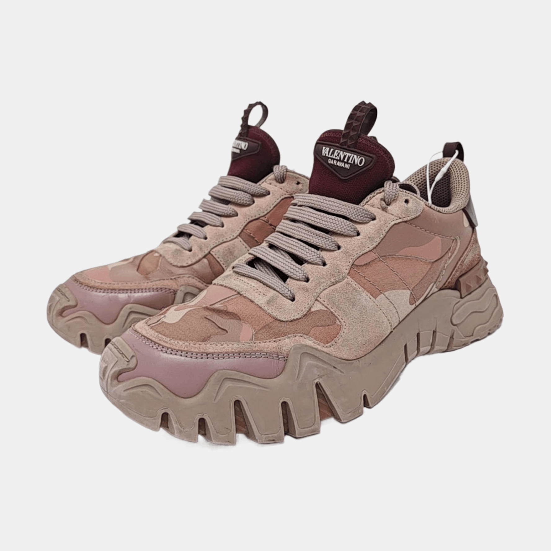 Valentino Valentino Camouflage Rockrunner Sneakers EU 40 Size US 7 / EU 40 - 2 Thumbnail
