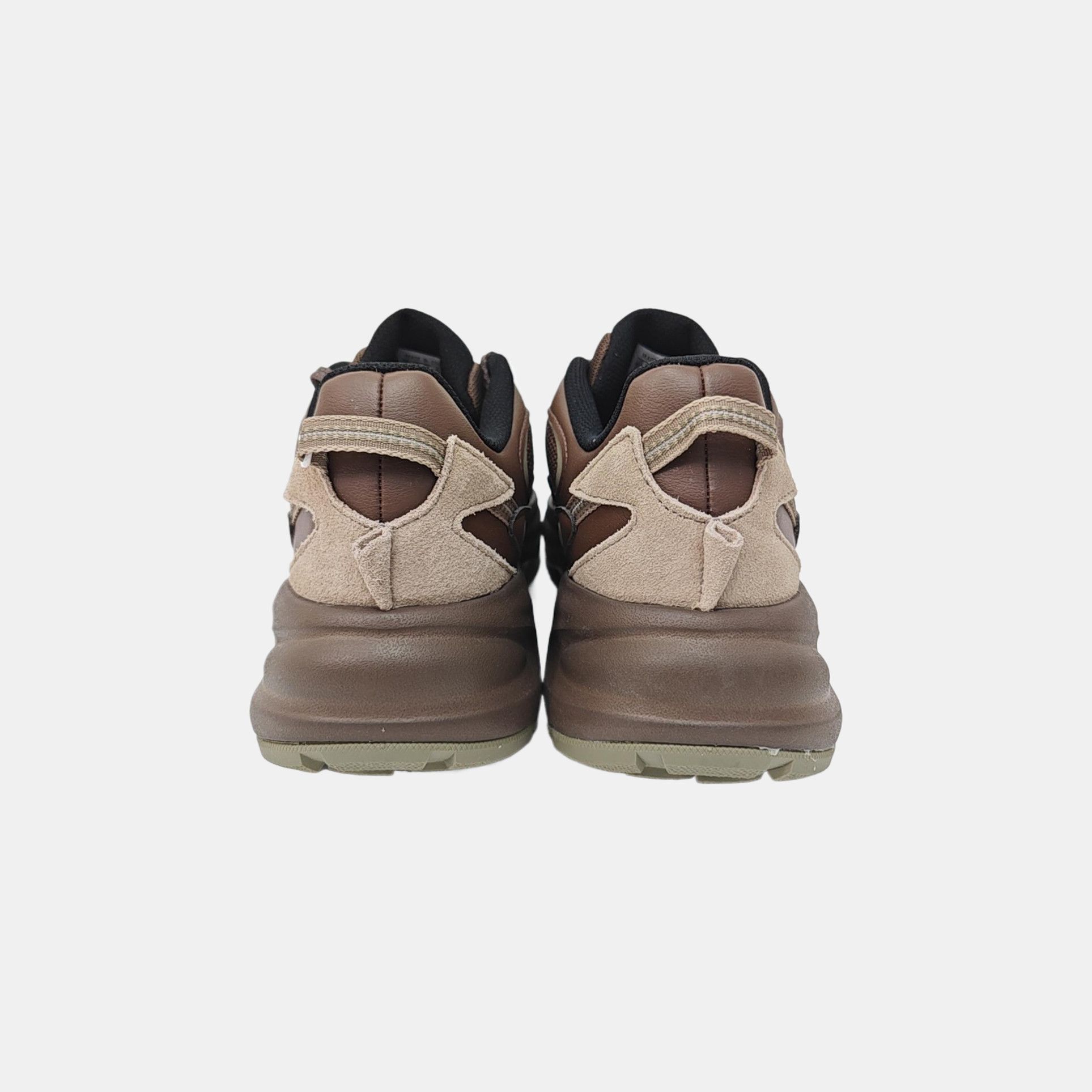 Adidas adidas Brown Multi Leather Low-Top Sneakers EU 40.5 Size US 7.5 / EU 40-41 - 4 Thumbnail