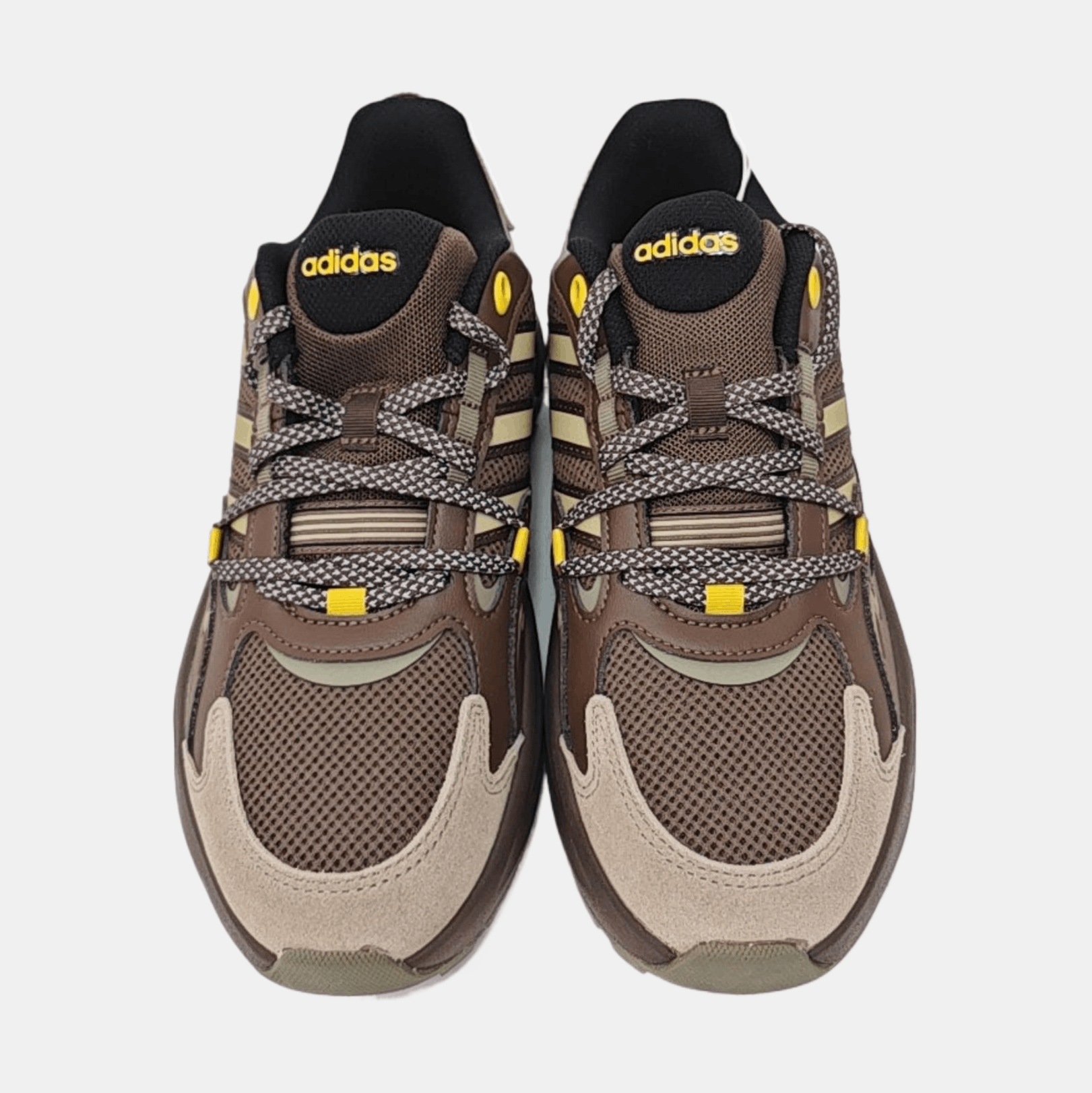Adidas adidas Brown Multi Leather Low-Top Sneakers EU 40.5 Size US 7.5 / EU 40-41 - 3 Thumbnail