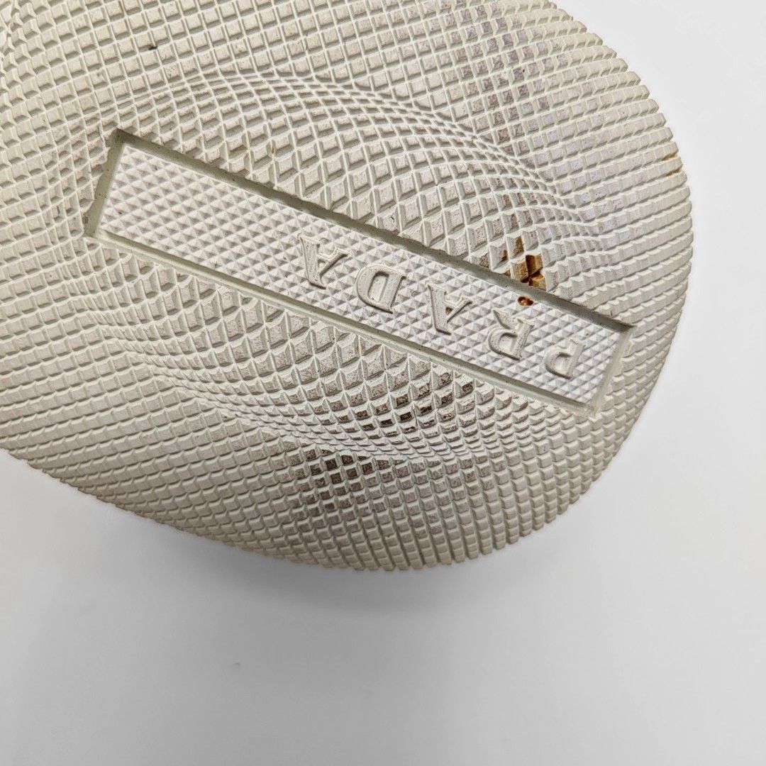 Prada Prada White Fabric Sock Sneakers Size 8 Size US 8 / EU 41 - 10 Thumbnail