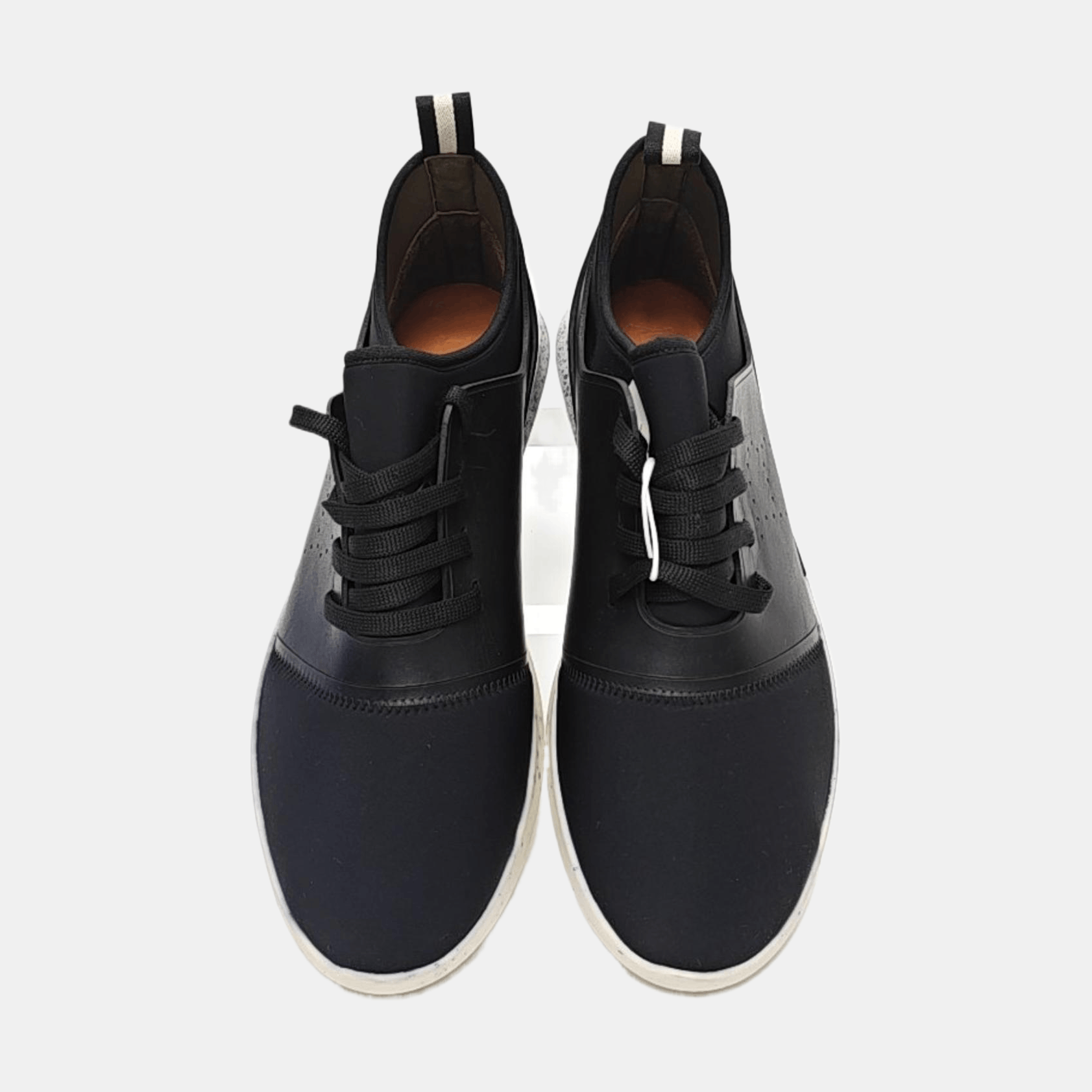 Bally Bally Black Leather & Textile Sneakers Size 42.5 Size US 8.5 / EU 41-42 - 3 Thumbnail