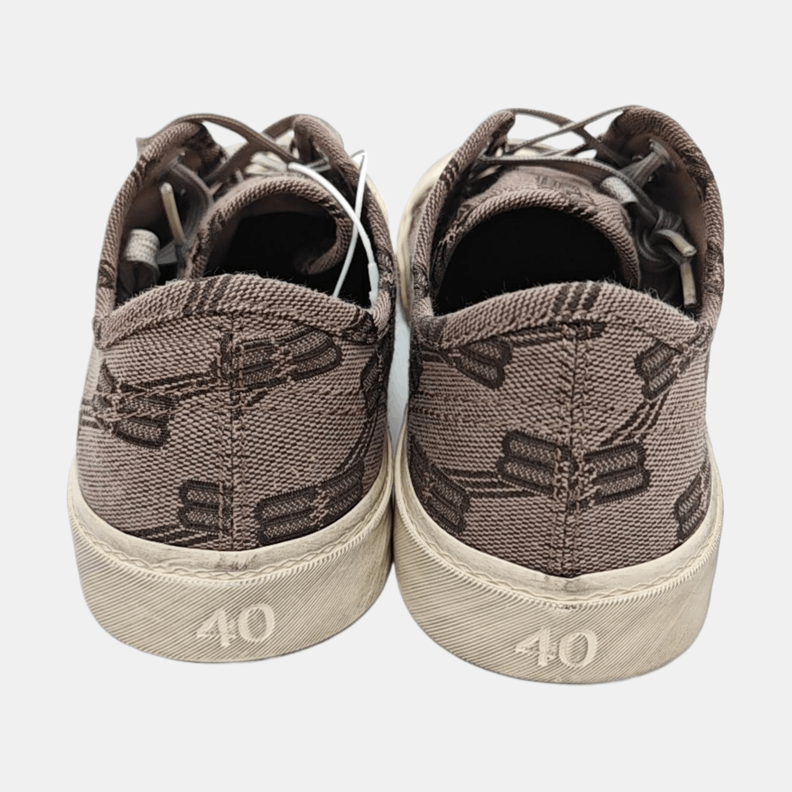 Balenciaga Balenciaga BB Monogram Canvas Low-Top Sneakers 40 Size US 7 / EU 40 - 4 Thumbnail