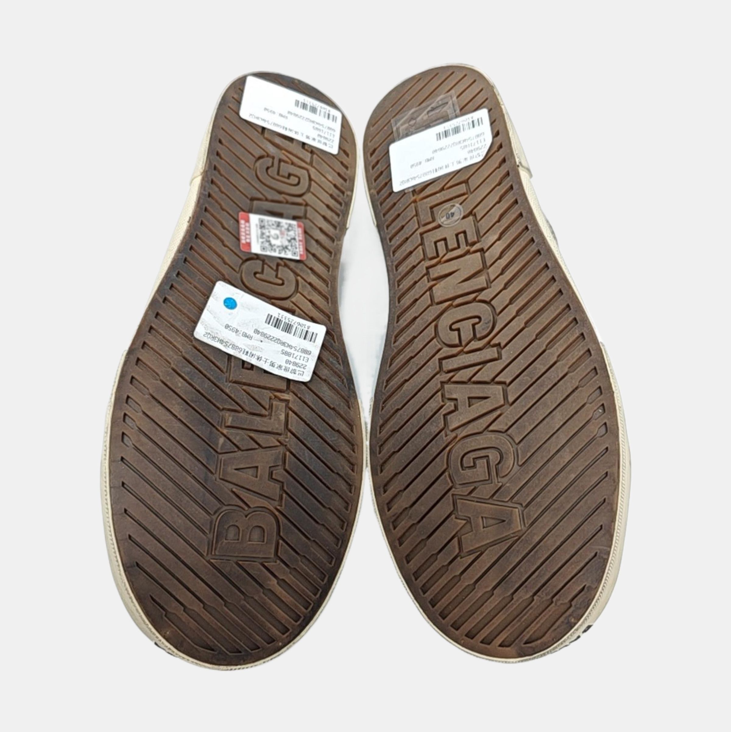 Balenciaga Balenciaga BB Monogram Canvas Low-Top Sneakers 40 Size US 7 / EU 40 - 5 Thumbnail