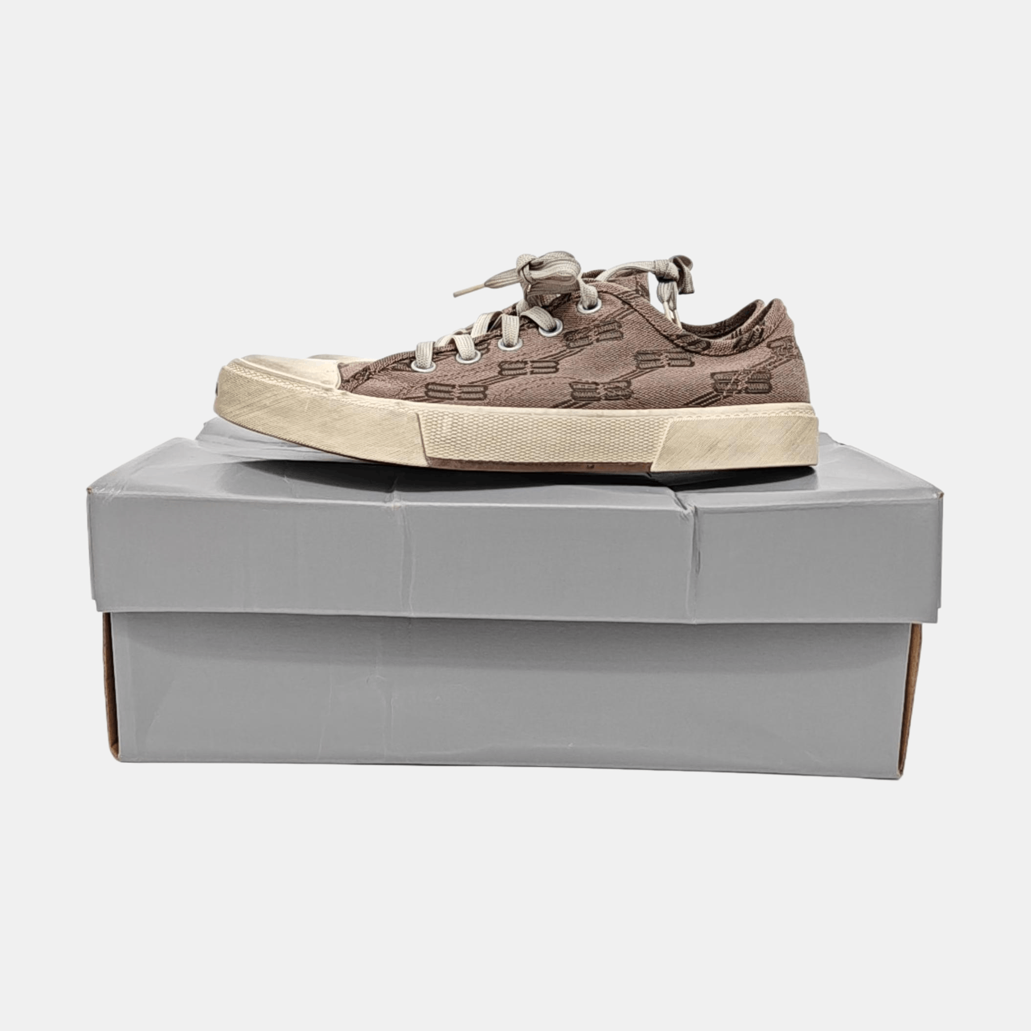 Balenciaga Balenciaga BB Monogram Canvas Low-Top Sneakers 40 Size US 7 / EU 40 - 6 Thumbnail