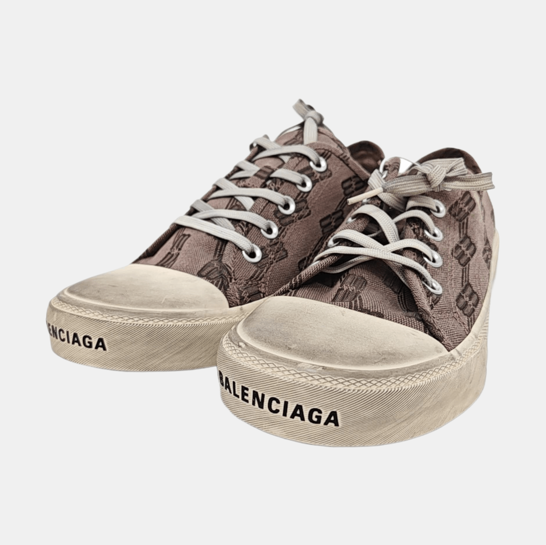 Balenciaga Balenciaga BB Monogram Canvas Low-Top Sneakers 40 Size US 7 / EU 40 - 2 Thumbnail