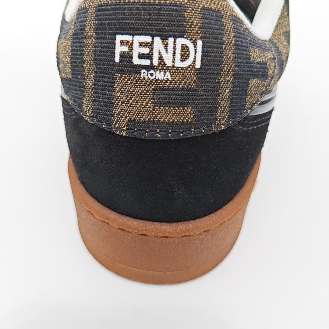 Fendi Fendi FF Monogram Suede Low-Top Sneakers 39.5 Size US 6.5 / EU 39-40 - 10 Thumbnail