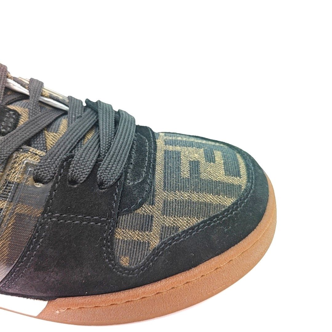 Fendi Fendi FF Monogram Suede Low-Top Sneakers 39.5 Size US 6.5 / EU 39-40 - 8 Thumbnail