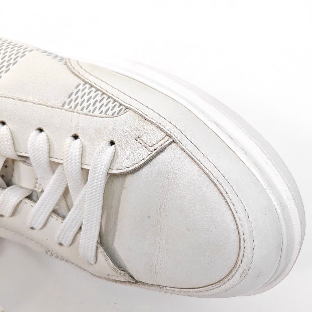 Louis Vuitton Louis Vuitton Damier Leather Low-Top Sneakers US 6.5 Size US 5.5 / EU 38 - 7 Thumbnail
