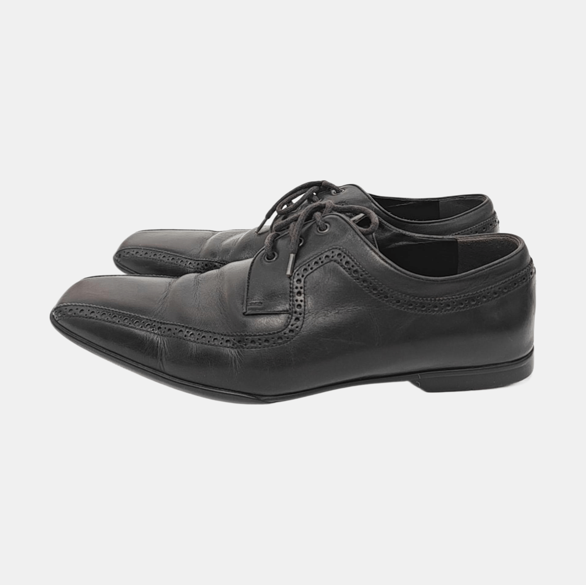 Gucci Gucci Brogue Detail Leather Formal Shoes Size 40 Size US 7 / EU 40 - 6 Thumbnail