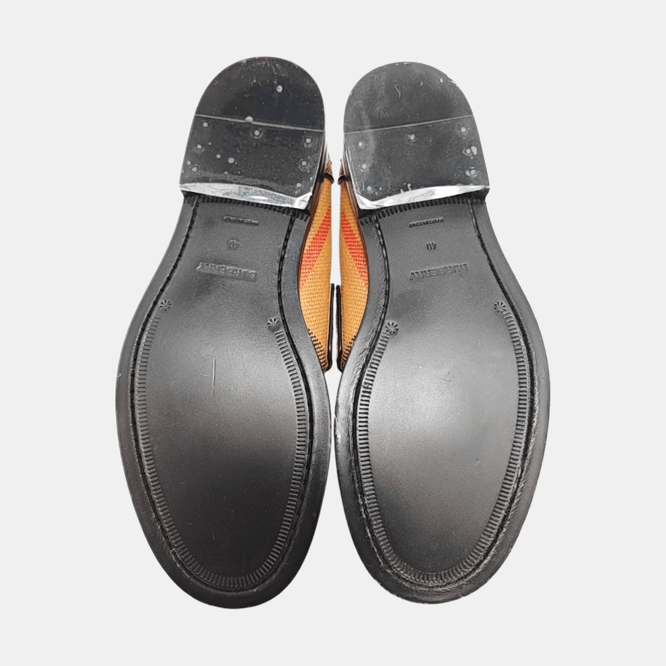 Burberry Burberry Check Leather Casual Shoes Size 40 Size US 7 / EU 40 - 5 Thumbnail