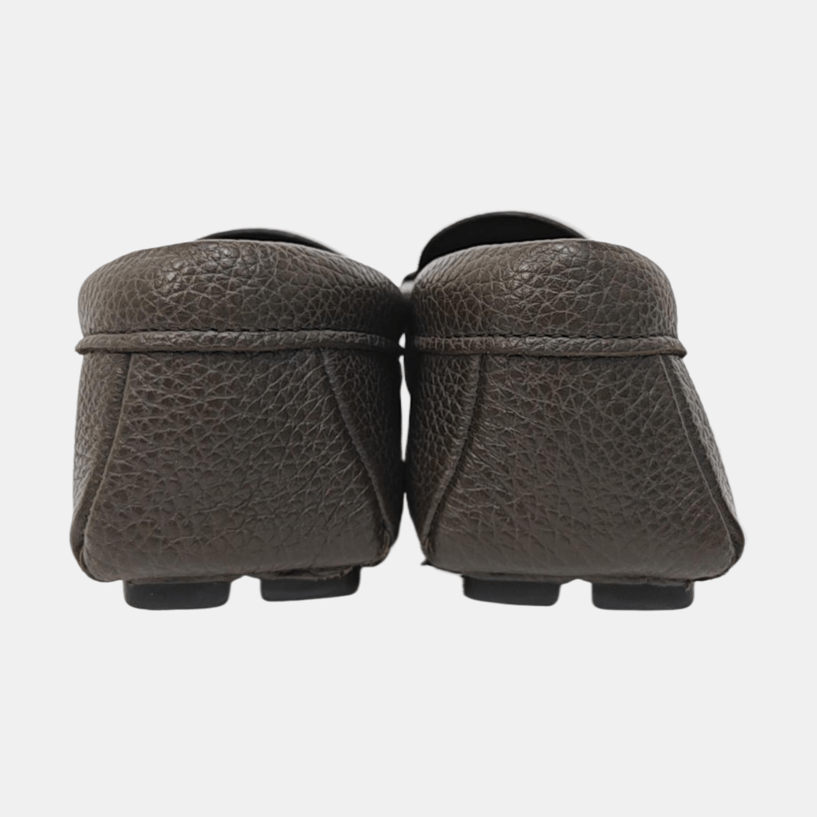 Prada Prada Grained Leather Triangle Logo Drivers 8 Size US 8 / EU 41 - 4 Thumbnail