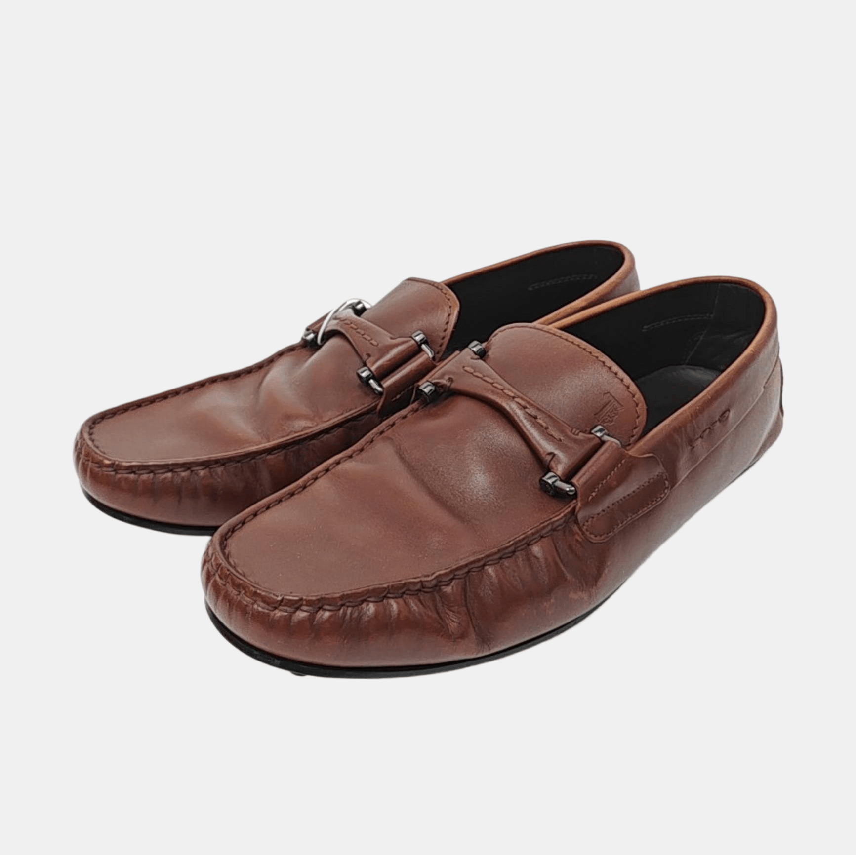 Tod's Tod's Brown Leather Gommino Loafers US 8.5 Size US 7.5 / EU 40-41 - 2 Thumbnail