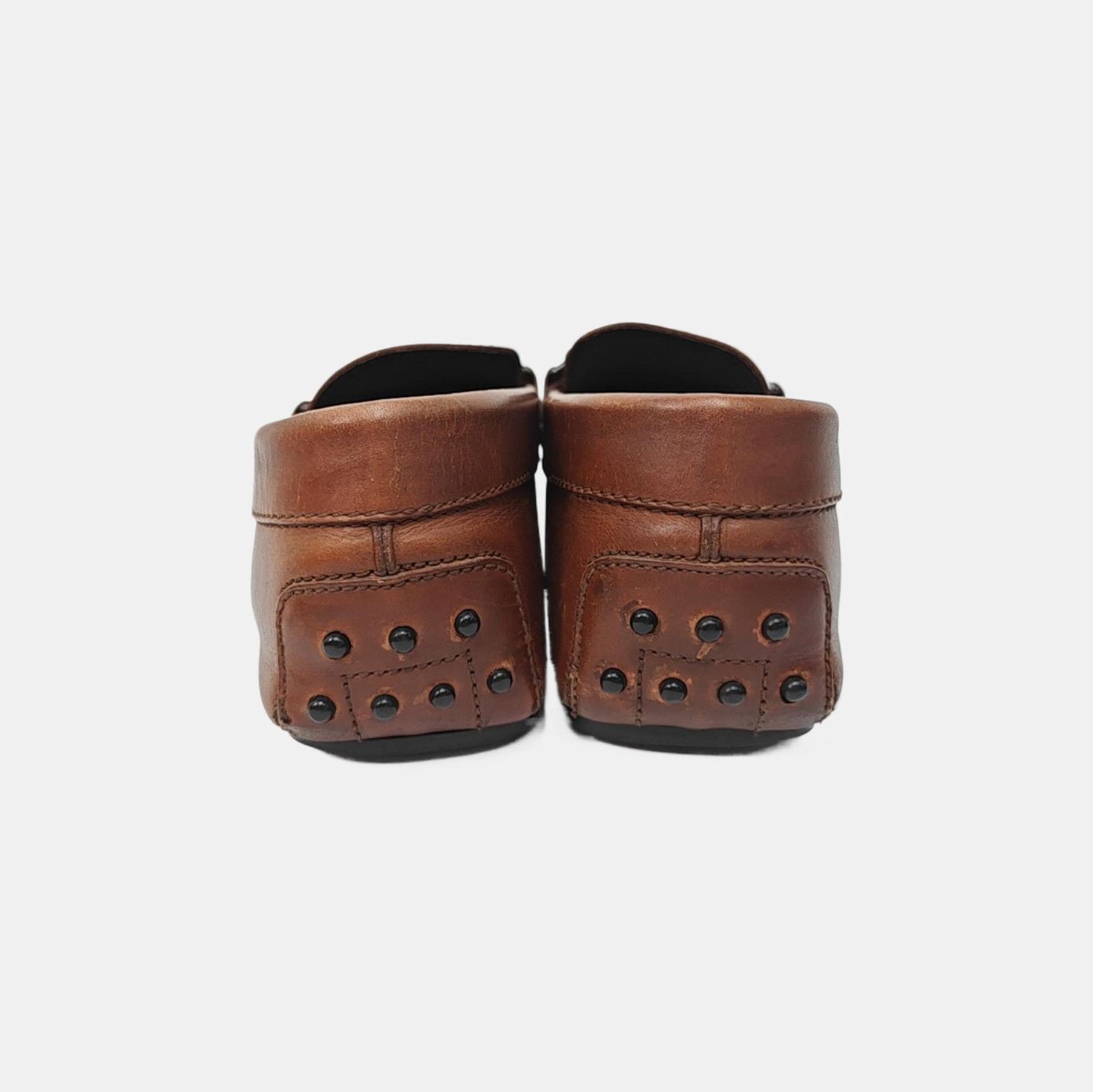 Tod's Tod's Brown Leather Gommino Loafers US 8.5 Size US 7.5 / EU 40-41 - 4 Thumbnail