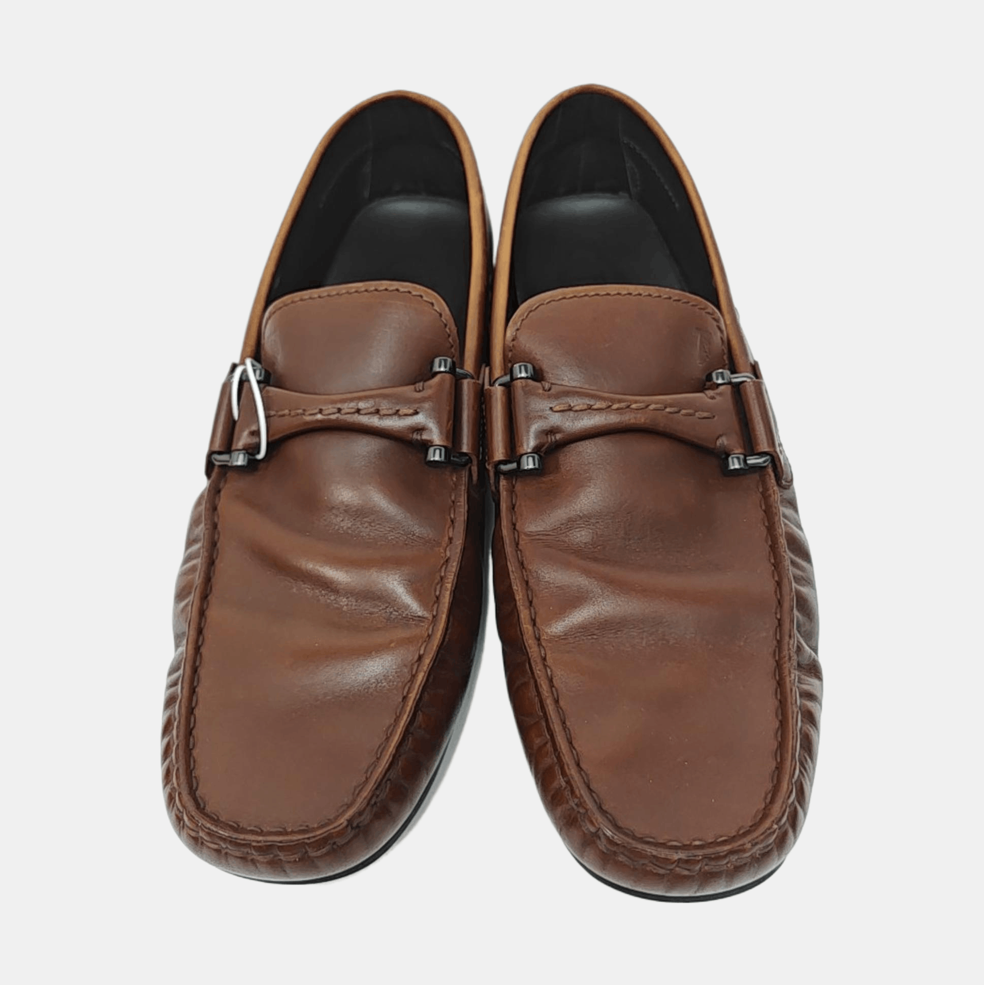 Tod's Tod's Brown Leather Gommino Loafers US 8.5 Size US 7.5 / EU 40-41 - 3 Thumbnail