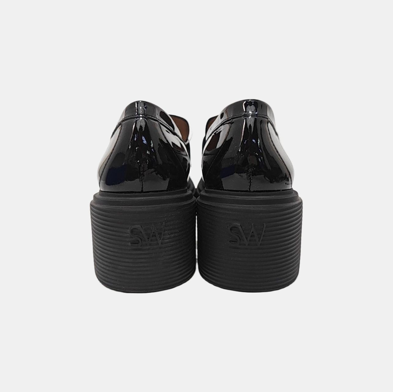 Stuart Weitzman Stuart Weitzman Patent Leather Platform Loafers Size 41.5 Size US 8.5 / EU 41-42 - 4 Thumbnail
