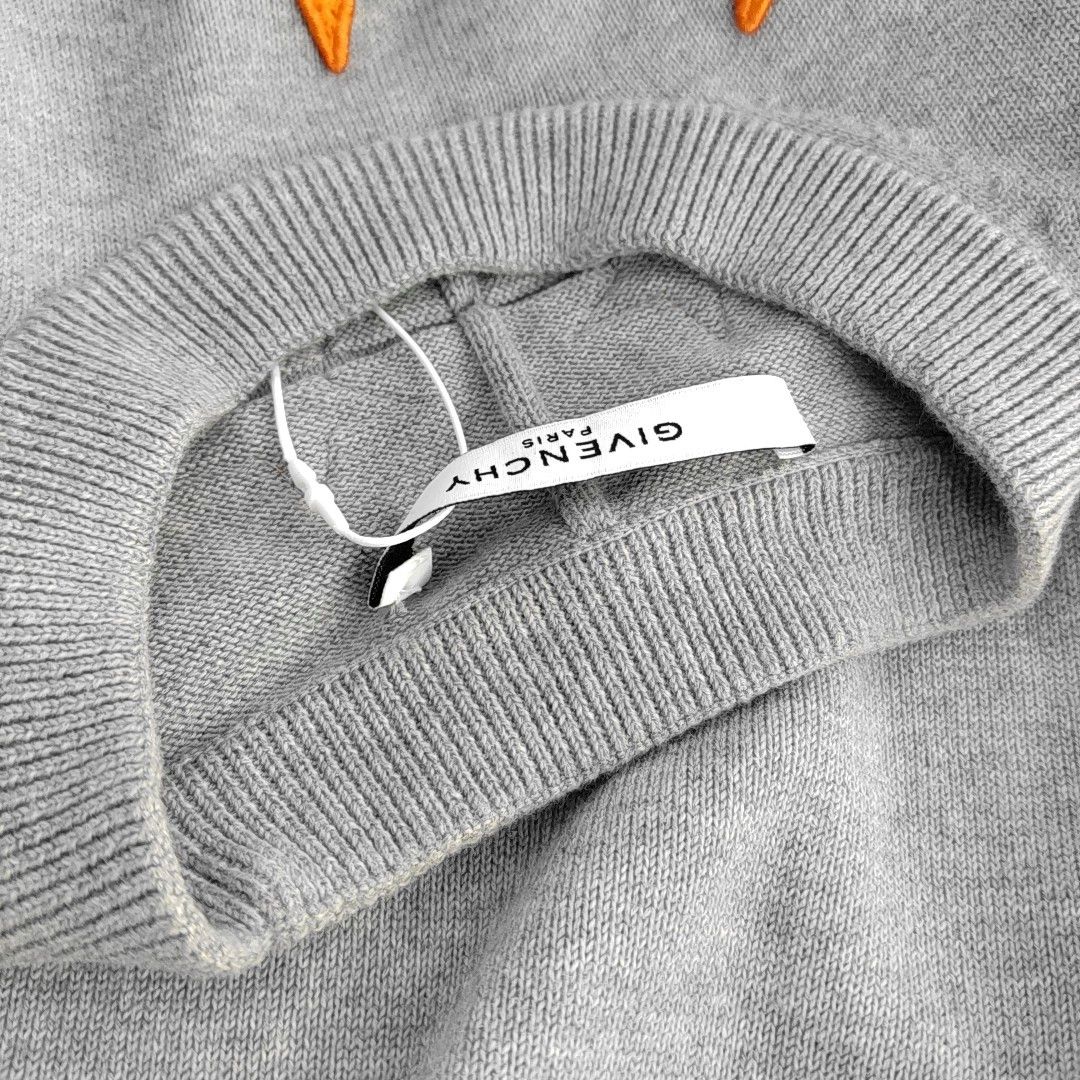 Givenchy Givenchy Orange Star Knit Pullover US M Size US M / EU 48-50 / 2 - 6 Thumbnail