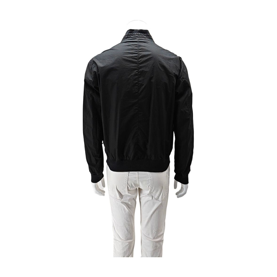 Ermenegildo Zegna Ermenegildo Zegna Cotton Zip-Up Bomber Jacket EU 50 Size US M / EU 48-50 / 2 - 2 Thumbnail
