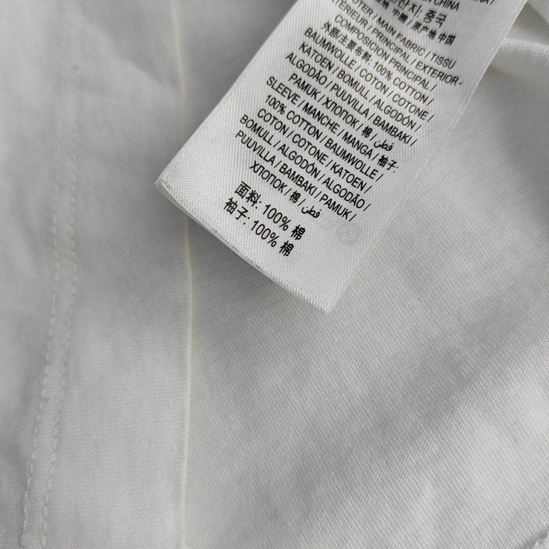 Burberry Burberry Check Sleeve T-Shirt White Size M Size US M / EU 48-50 / 2 - 6 Thumbnail