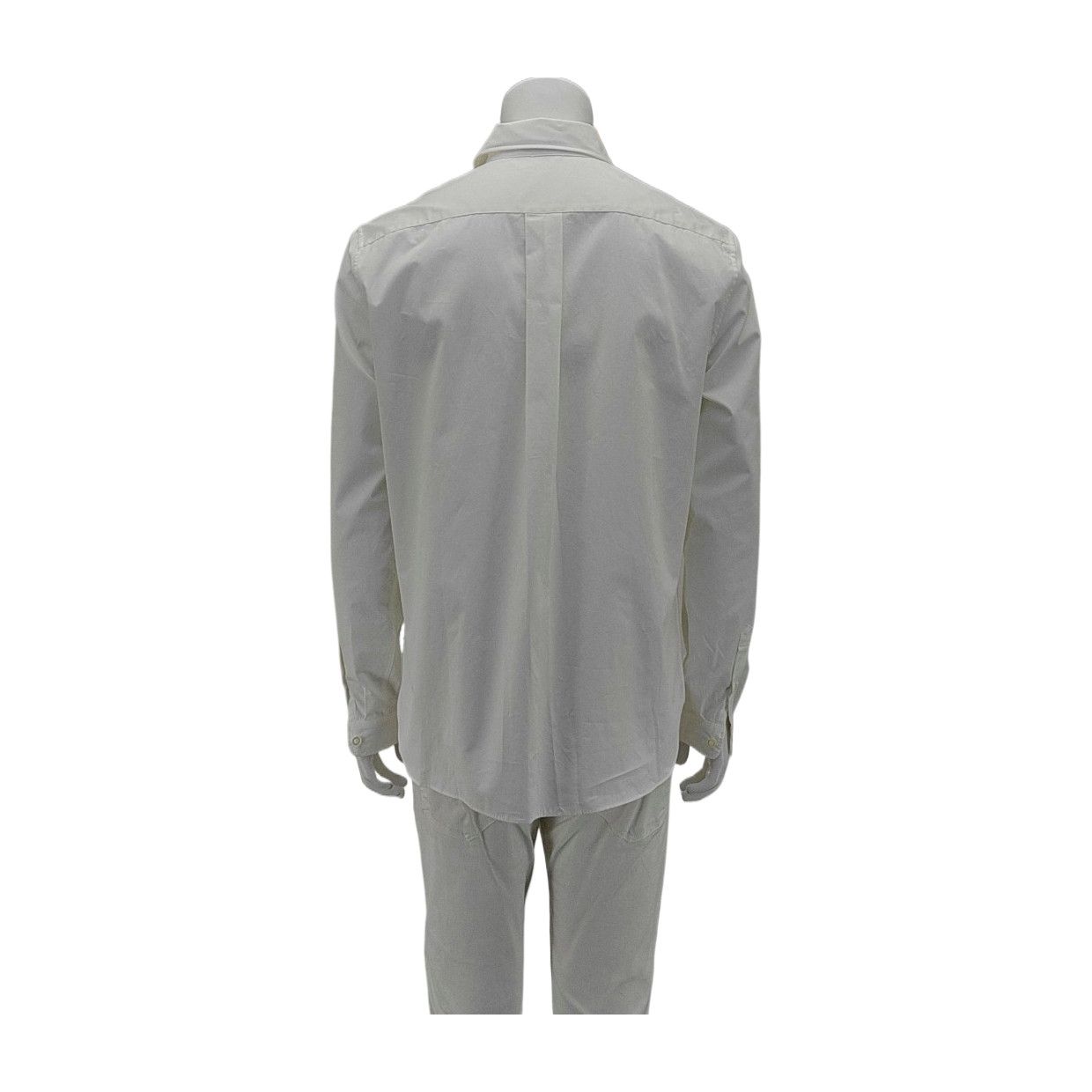 Miu Miu Miu Miu Logo Patch Cotton Button Up Shirt Size M Size US XXS / EU 40 - 2 Thumbnail