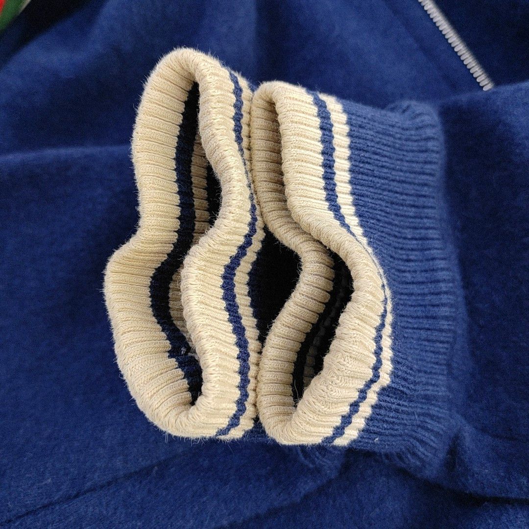Gucci Gucci Striped Cashmere Zip-Up Jacket S Size US S / EU 44-46 / 1 - 8 Thumbnail